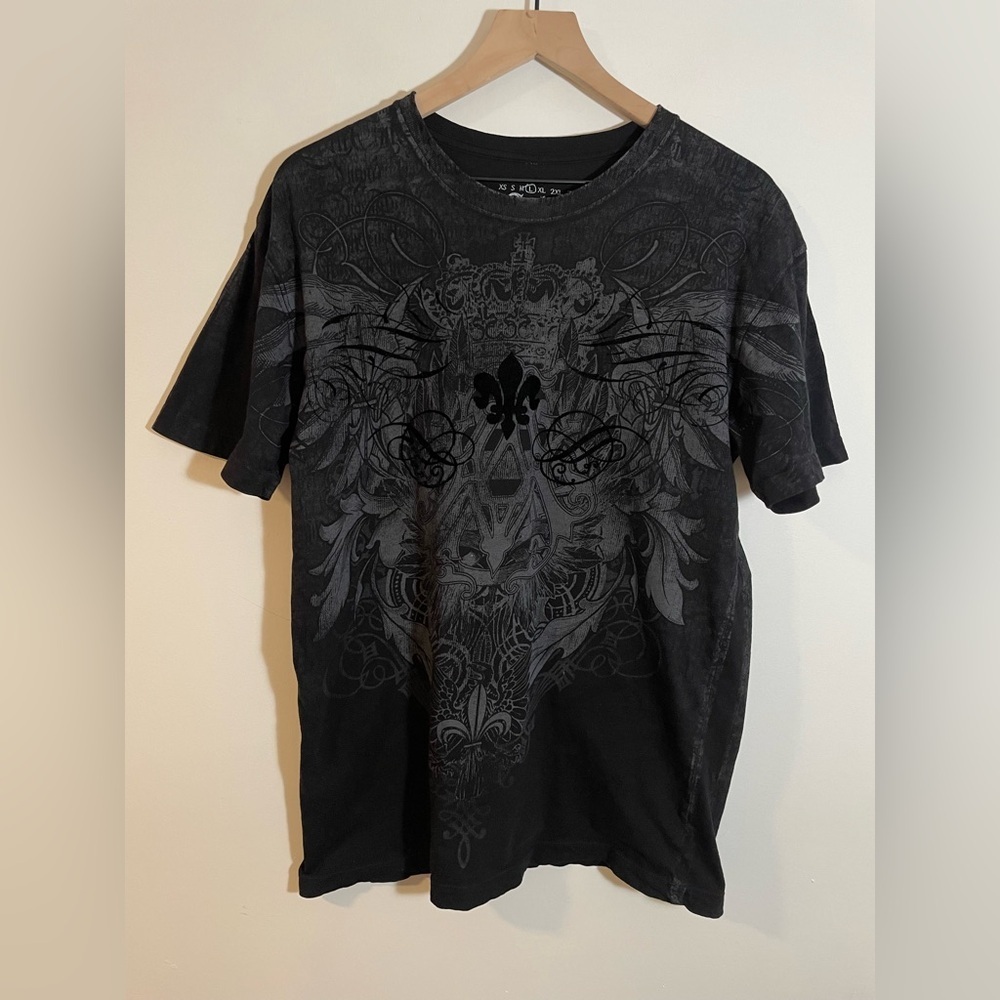 Vintage Archaic By Affliction T- Shirt Velvet Graphic
Fleur-de-lis Grunge Large
